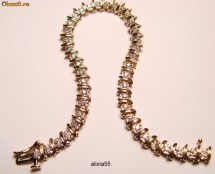 BRATARA AUR 10K CU 1.26 CT DIAMANTE foto