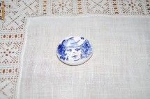 Deosebita brosa hand made stil postimpresionist foto