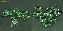 LOT  SAFIRE NATURALE  VERZI  2.45  CT foto