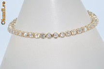 superba bratara aur galben 14K diamante naturale 2,5CT !!! foto