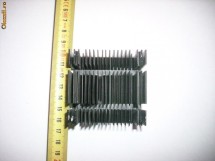 radiator 6,5cm aluminiu negru (nu cooler faner) foto