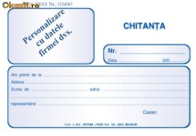 Chitanta carnete A6, 2 exemplare 14-4-1 foto