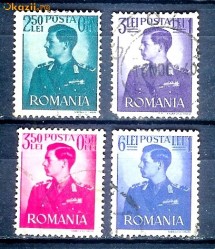 k5186   Romania 1940 - timbre stampilate foto