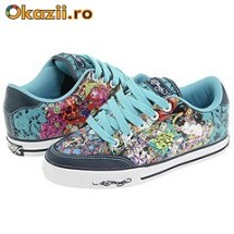 *** Adidas ED HARDY, Unisex, Baieti / Fete / Copii, PIELE, 100% AUTENTIC, 29SGD101K *** foto