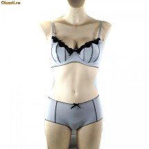 LENJERIE INTIMA,SET SUTIEN + CHILOT ,MADE IN FRANCE,marimea M foto