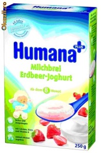 Cereale Humana capsuni si iaurt. Transport gratuit! foto