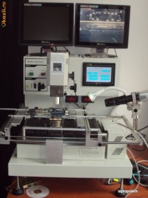 Statie profesionala reballing / rework: Robot IRDA / HotAir, touch screen display, foarte rapida si eficienta foto