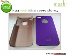 HUSA OEM MOSHI iGLAZE 4 IPHONE 4 - FOLIE INCLUSA  - TRANSPORT GRATUIT foto