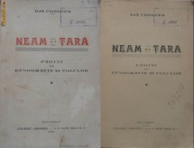 Ion Chelcea , Neam si tara , pagini de etnografie si folclor , 1940 foto
