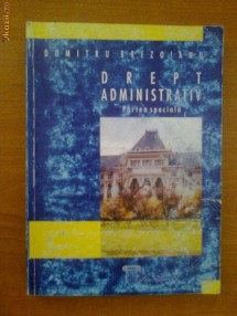 DREPT ADMINISTRATIV PARTEA SPECIALA - DUMITRU BREZOIANU foto