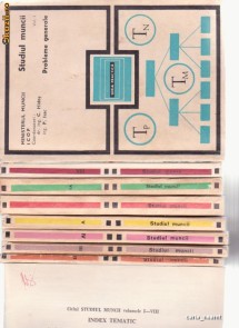 STUDIUL MUNCII-C.HIGOS,P.ISAC -7 volume si anexa foto