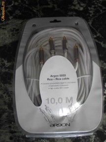 Cablu Interconnect ARGON 5055 ( 2 RCA - 2 RCA ,  10 metri ) foto