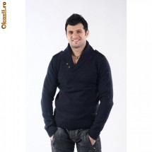 Pulover Jack and Jones Hockney knit Black Navi  [Cod: TZPJ050] foto