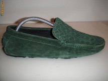 MOCASINI   BOTTEGA  VENETA  GREEN  DIN PIELE CAMOSCIO foto