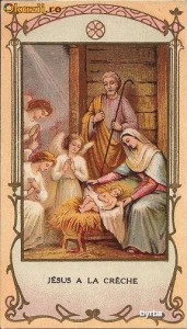 Marturie Catolica - Jesus A La Creche - Interbelica foto