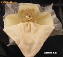Jucarie moale,paturica de dormit,din plus Doudou et Compagnie PARIS,Nature,varsta 0+,ursulet ULTIMA!!! pret original 17GBP=85RON foto