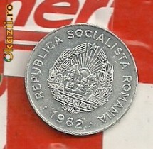 moneda 25 bani 1982 photo moneda 25 bani 1982