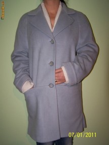 palton frumos KISTERMANN, marime L, culoare bleumarin foto