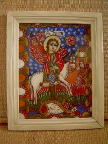 ICOANA PE STICLA - SF. GHEORGHE UCIGAND BALAURUL foto