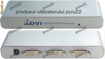 Distribuitor DVI X 2, cu amplificare de semnal - 4406