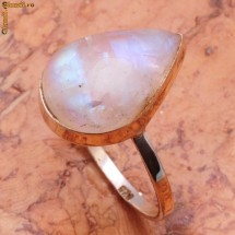 Inel Argint .925 si Moonstone foto