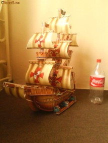 puzzle 3d Pirate Ship H-100 foarte MARE
