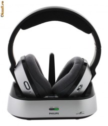 Vand Casti Wireless FM - Philips SHC 8525 - Nefolosite - Pachet complet foto