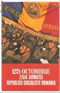 Vedere-25 octombrie, ziua armatei RSR