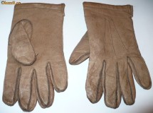 Manusi barbatesti piele crem, marimea L, arata f bine - MODEL VINTAGE!!! foto