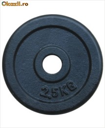 Greutati pentru bara 2,5kg fier
