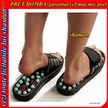 PAPUCI REFLEXOTERAPIE FOOT REFLEX LANAFORM .82 PUNCTE DE MASAJ-METODA CHINEZEASCA, DOAR 15 MINUTE PE ZI.SUPER-PROMOTIE,TERMEN LIMITAT. BUCURESTI foto