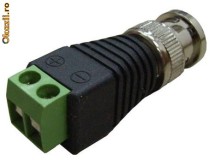 ADAPTOR BNC - UTP PENTRU CAMERE VIDEO SISTEM DE SUPRAVEGHERE mufa camera foto