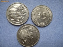 LOT MONEDE  EXOTICE, 3 BUCATI
