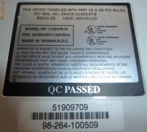 Modem extern Genius 33,6k foto