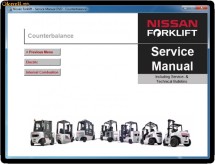 Nissan Forklift Service Manual 2011 foto