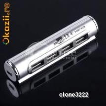 Hub usb 4 porturi usb 480mbps  pentru laptop,pc,tableta foto