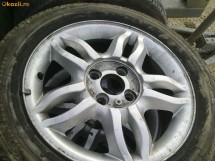 Jante de aliaj Originale Renault + Anvelope Bridgestone Turanza ER300 15
