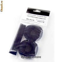 Bureti din Catifea pentru  Sennheiser HD-25 (Black) - Set