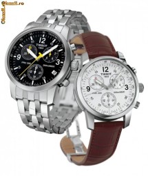 TISSOT PRC 200 ORIGINAL , NOU IN CUTIE + CUREA DE PIELE CADOU ( NEAGRA SAU MARO ) CADOUL IDEAL IN ORICE ANOTIMP