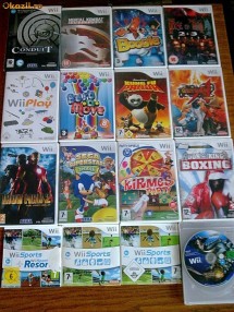 VIND JOCURI NINTENDO WII  STARE FOARTE BUNA  NOI,PT COPII,ADULTI,DISTRACTIVE
