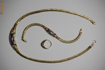 Set bijuterii de aur - 14k - 34g foto