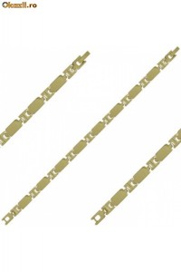 Bratara din inox placat cu aur de 18 carate 23-90188