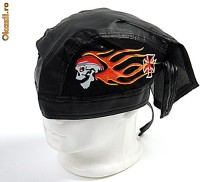 Du-rag craniu si cruce fier (ID647) foto