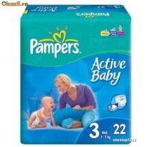 Scutece Pampers Midi Regular (22) foto