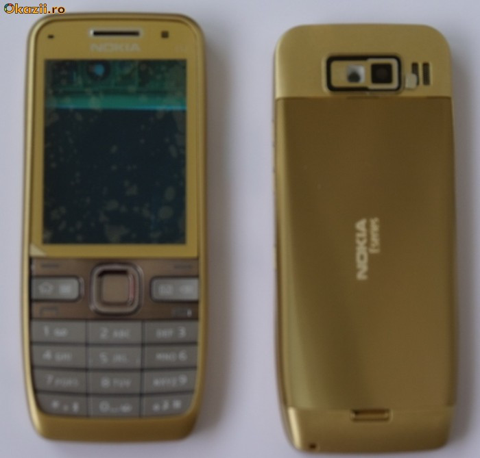 Nokia E52 Gold. Carcasa Nokia E 52 e52 GOLD
