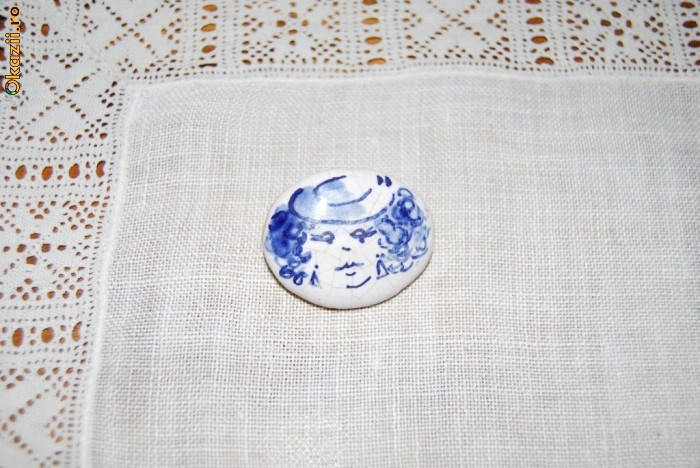 Deosebita brosa hand made stil postimpresionist foto mare
