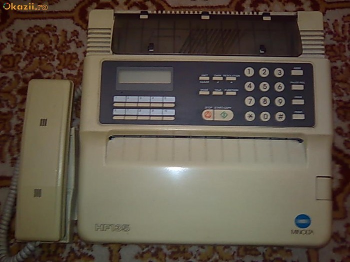 Telefon / Fax transfer termic Minolta HF 135 foto mare