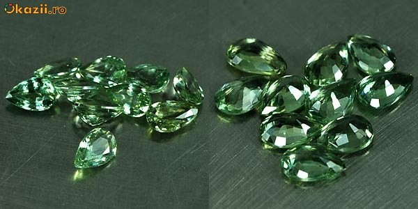 LOT  SAFIRE NATURALE  VERZI  2.45  CT foto mare