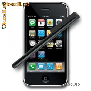 Stylus iPhone Samsung Galaxy S HTC Hero Legend Desire - blk foto mare