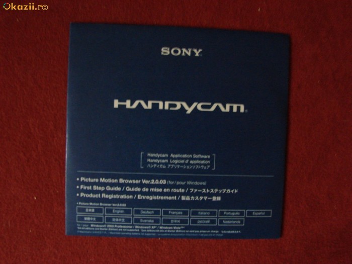 CD SONY HANDYCAM foto mare
